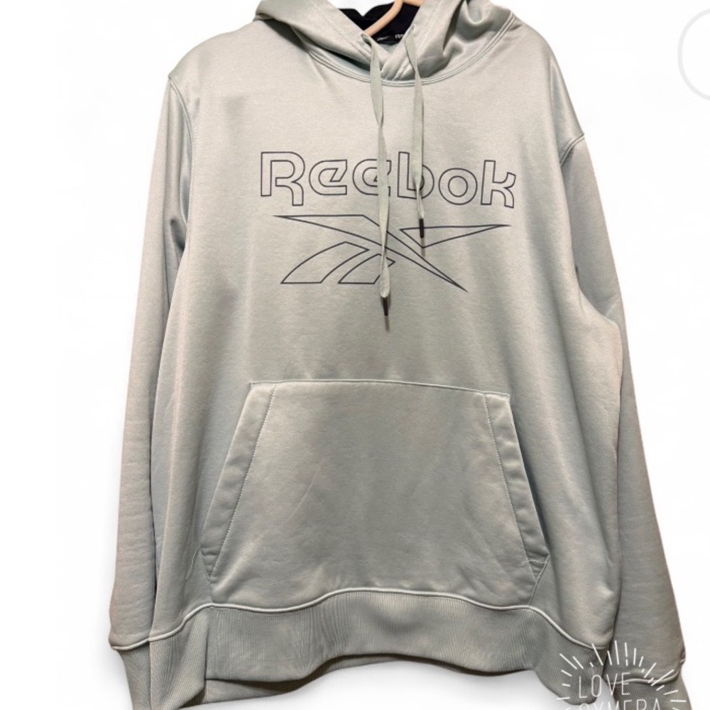 Reebok Men's Light Gray Hoodie
